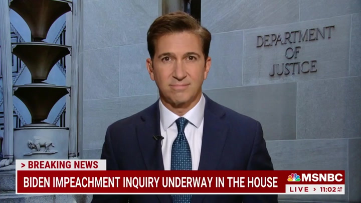 NBC's Dilanian: Hunter Said He Gave Half His Salary to Joe and No One Can Explain That, But There's 'No Hard Evidence'