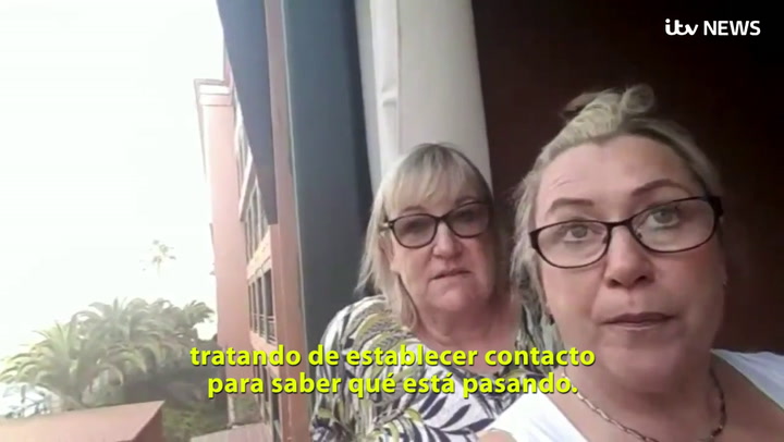 Canarias: dos turistas denuncian que las tienen aisladas sin agua ni comida - Fuente: ITV News