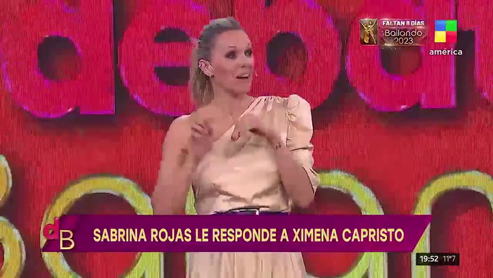 Sabrina Rojas le respondió a Ximena Capistro
