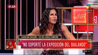 Carolina Baldini, ex mujer de Cholo Simeone, rompió el silencio en LAM