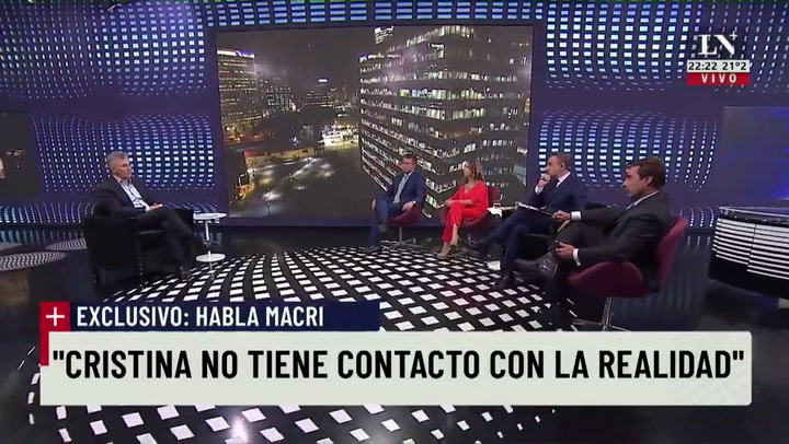 Macri: 'Tengo claro que Cristina me quiere preso, pero estoy muy tranquilo'