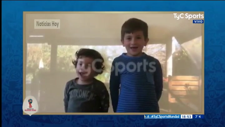 El video familiar que recibió Lionel Messi por su cumpleaños - Fuente: TyC Sports