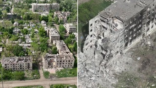 Watch: Devastation in Ukrainian city after relentless Russian shelling