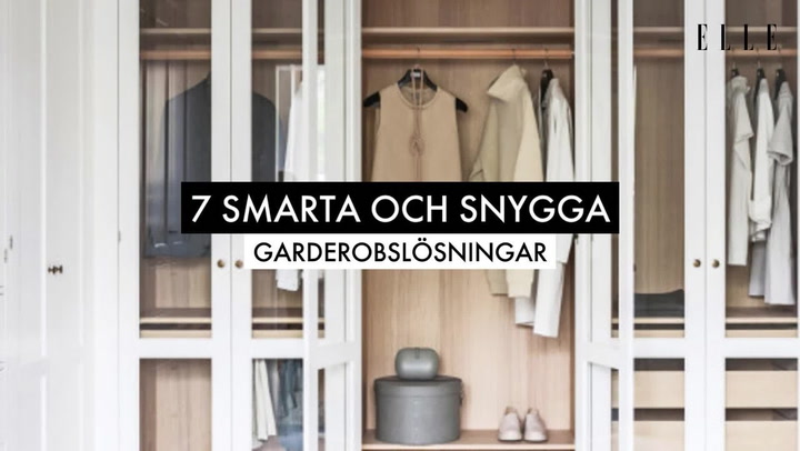 7 smarta och snygga garderobslösningar (ELLE)