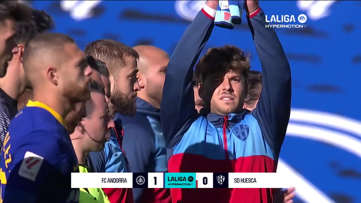 LaLiga Hyeprmotion (J18): resumen y gol del FC Andorra 1-0 S.D. Huesca