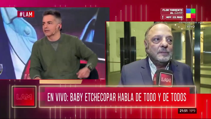 Baby Etchecopar habló sobre Jey Mammón