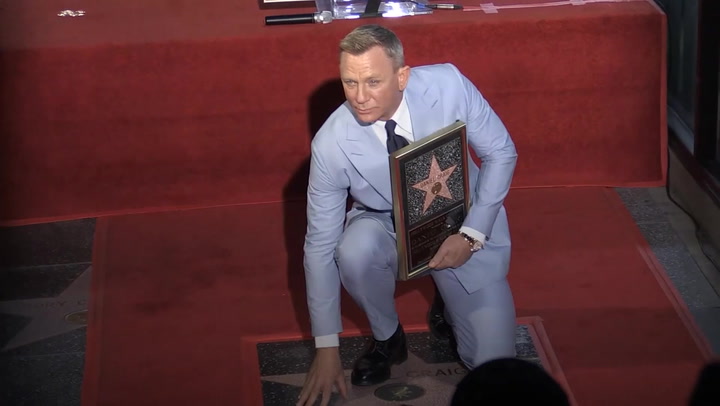 Daniel Craig Honoured With Star On Hollywood Walk Of Fame Original Video M201474