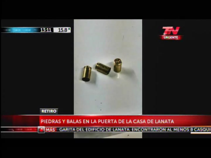 Jorge Lanata denunció que apedrearon la garita de su edificio y le dejaron casquillos de bala