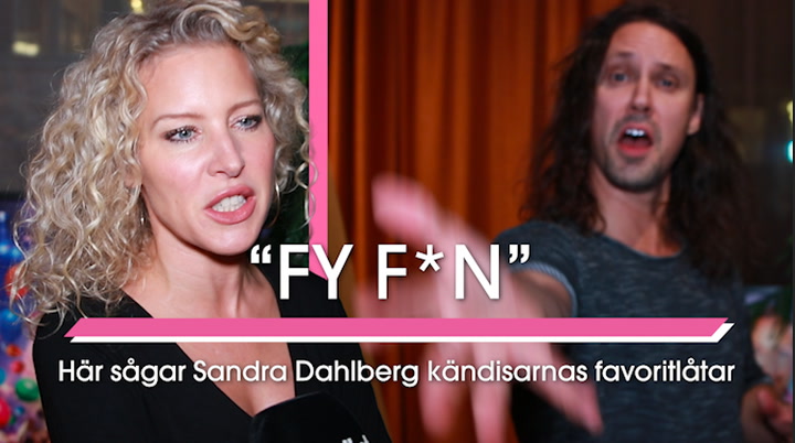 Här sågar Sandra Dahlberg kändisarnas favoritlåtar: “Fy f*n”