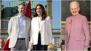Nu bor de alle på Fredensborg Slot: Derfor var dronning Margrethe der ikke, da kongefamilien blev budt velkommen til byen
