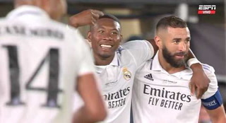 Alaba puso en ventaja al Real Madrid