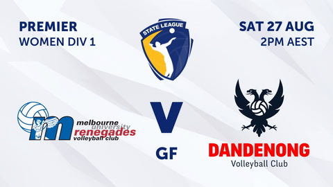 Melbourne University Renegades v Dandenong Volleyball Club