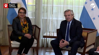 Alberto Fernández mantuvo una reunión con la presidenta de Honduras, Xiomara Castro