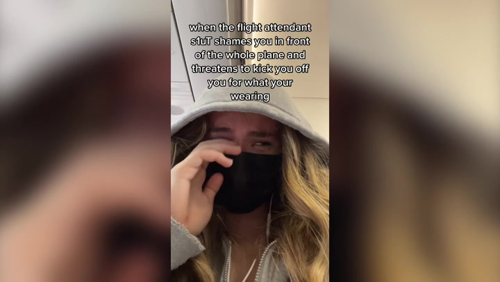 Woman in crop top left in tears after being ‘shamed’ by Alaska Airlines attendant