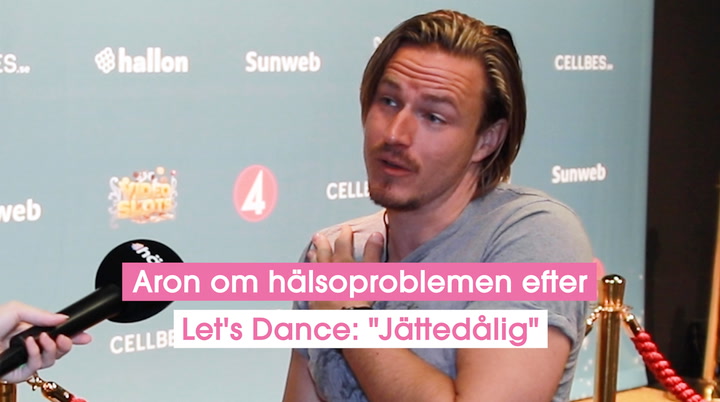 Aron Andersson om hälsoproblemen efter Let's Dance: "Jättedålig"