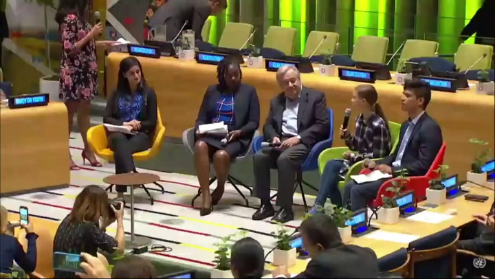 Los discursos de Greta Thunberg y Bruno Rodriguez en la Cumbre Juvenil del clima de la ONU.