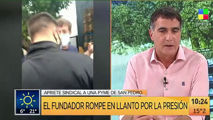 Antonio Laje explotó al aire por el bloqueo sindical a una Pyme de San Pedro