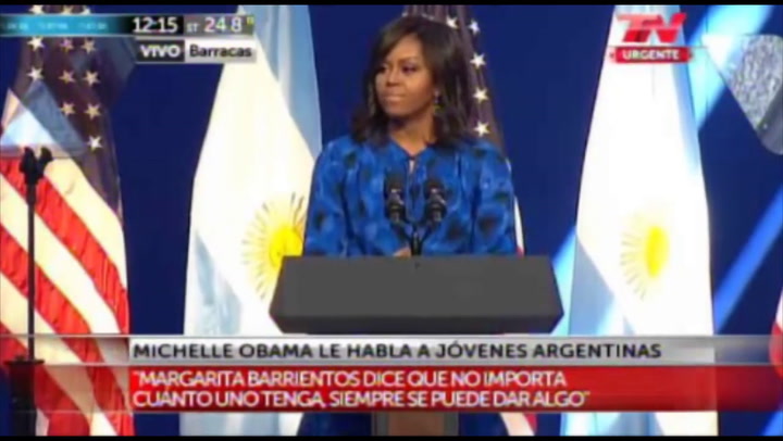 Michelle Obama se sumó al reclamo de 'Ni una menos'