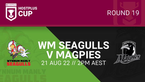 WM Seagulls - Tier 1 v Souths Logan Magpies - Tier 1