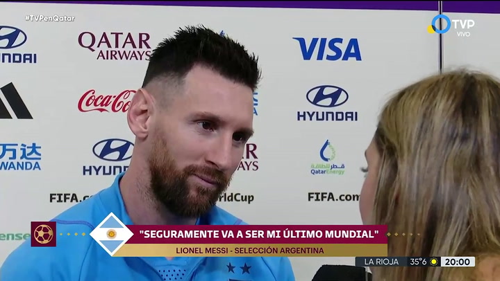 Lionel Messi con Sofía Martínez 