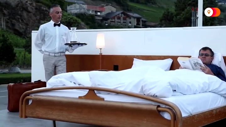 El hotel 'cero estrellas' se ubica en un cantón suizo y está diseñado para reflexionar