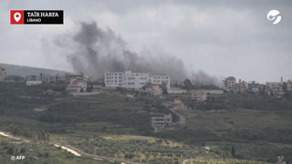 El humo se eleva tras el ataque israelí al sur del Líbano