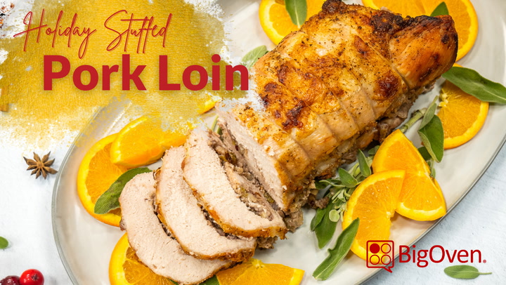Holiday Stuffed Pork Loin