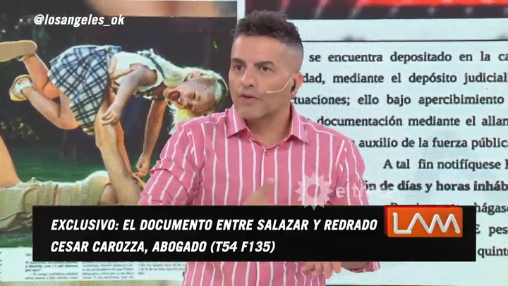 Luciana Salazar mostró un audio privado que le mandó Martín Redrado durante la reconciliación