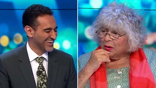 ‘What are you? You’re sort of brown?’: Myriam Margolyes shocks TV host