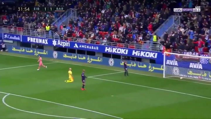 El segundo gol de Messi contra el Eibar - Fuente: Bein Sports