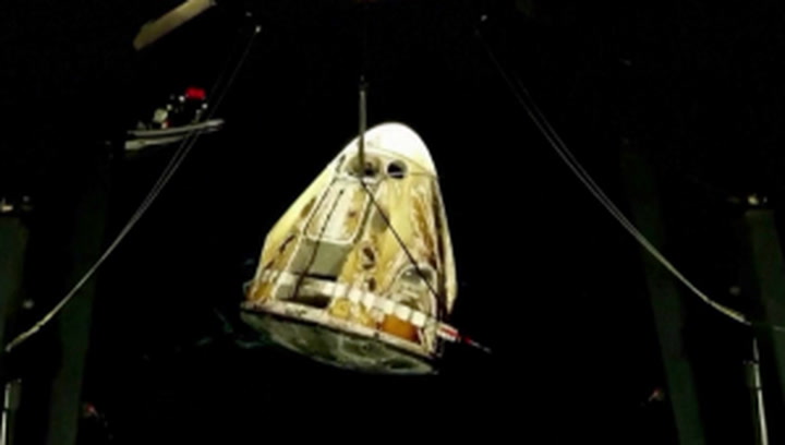 NASA Astronauts Safely Make Their Return to Earth Aboard a SpaceX Dragon Capsule