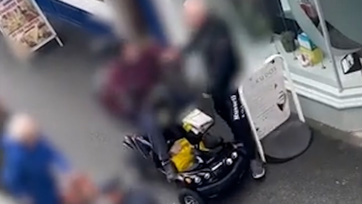 Pensioner uses mobility scooter to run over customer for 'taking last pasty'