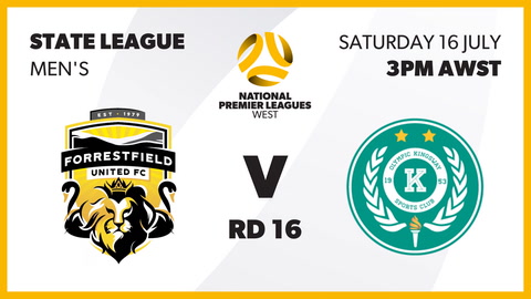 Forrestfield United FC - WA State League 1 v Olympic Kingsway SC - WA State League 1
