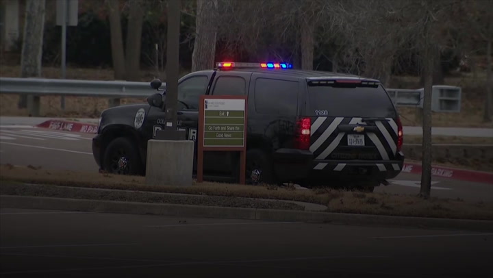 Suspect dead and hostages released from stand-off at synagogue in Texas