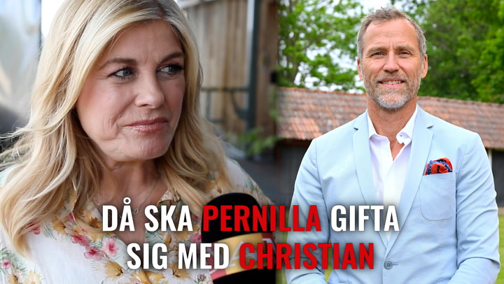 Då gifter sig Pernilla Wahlgren & Christian Bauer