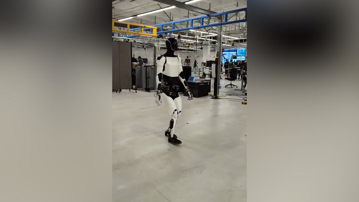 Tesla's Optimus robot takes stroll around lab in new video shared by Elon Musk