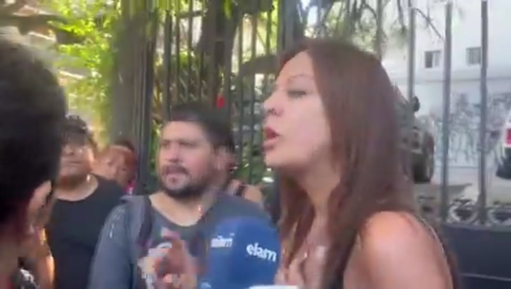 Pettovello habló con manifestantes: "Recibo a la gente que tiene hambre, no a los referentes"
