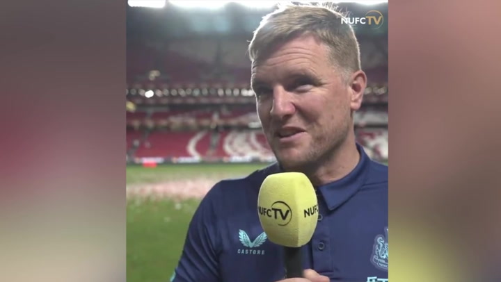 Newcastle's Eddie Howe says Benfica game 'difficult' after 3-2 pre-season loss