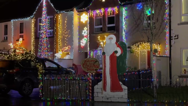 Visitors flock to ‘most Christmassy’ street in Northern Ireland