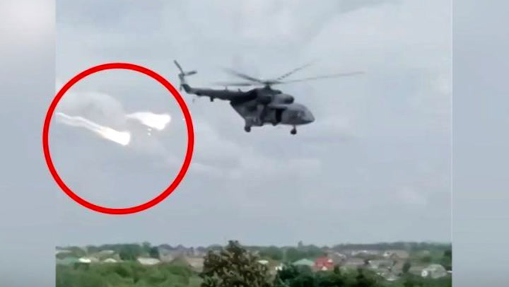 Russisk helikopter forvirrer