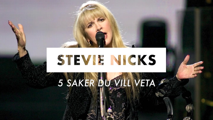TV: 5 saker om Stevie Nicks som du kanske inte visste