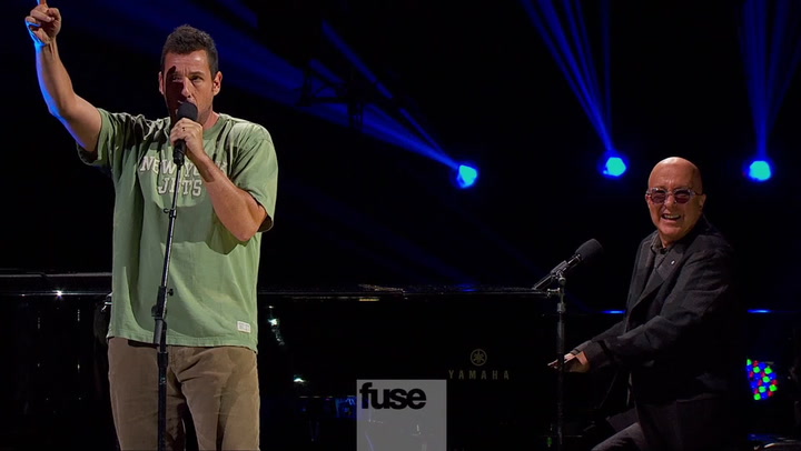 Adam Sandler Performs A Hilarious 'Hallelujah' Cover With Paul Shaffer - 12-12-12 The Concert for Sandy Relief