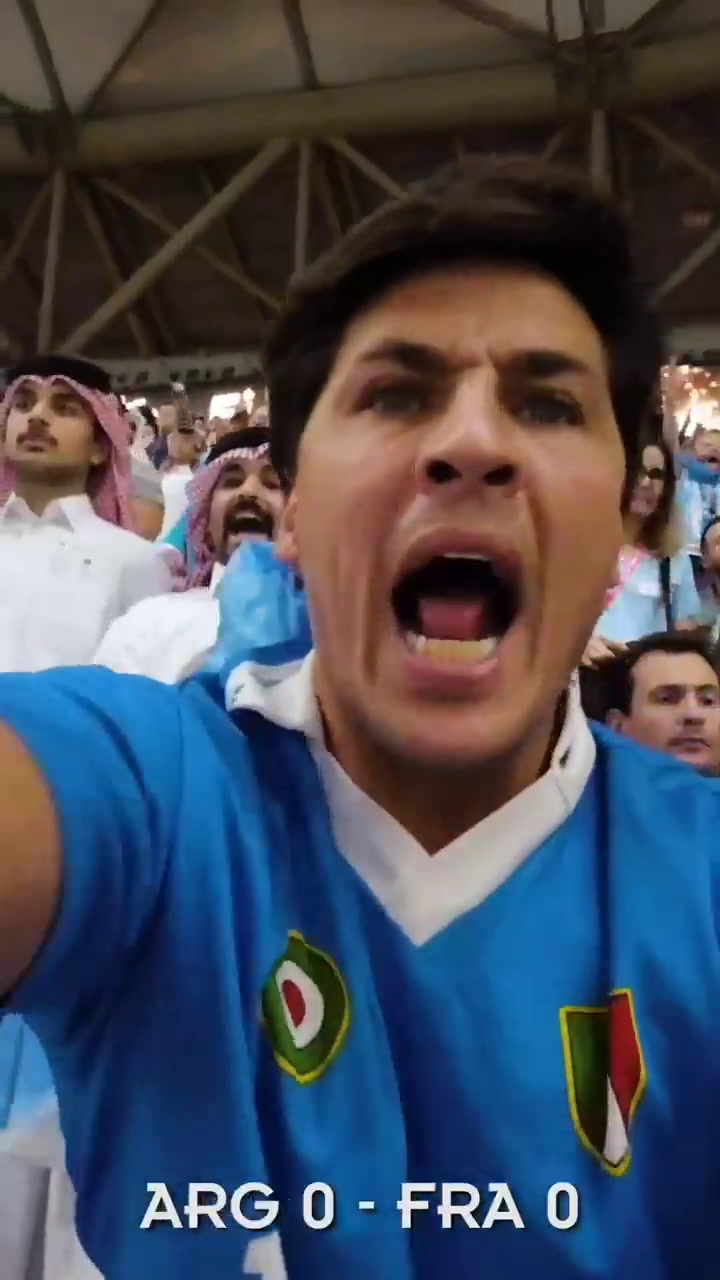 Coco viajó a Qatar para ver en vivo la final del Mundial (Instagram @cocomaggio)