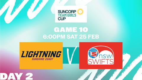 25 February - Netball Australia Team Girls Cup - D2 - Lightning v Swifts