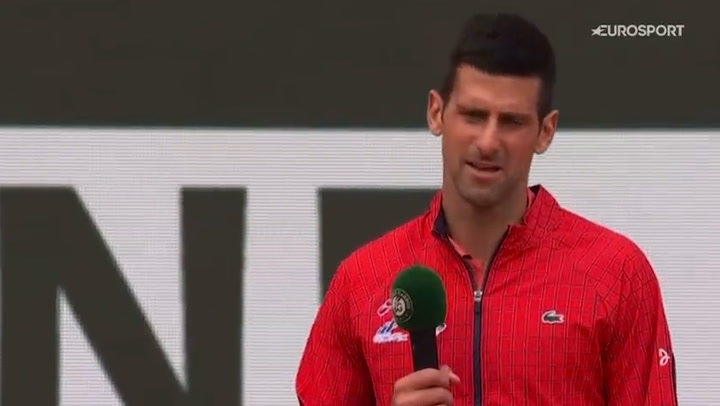 ‘You create your future: Novak Djokovic's message to young athletes after French Open win