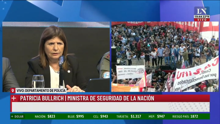 Patricia Bullrich   Hoy Hubo Libre Circulación En Todo El País  (1)