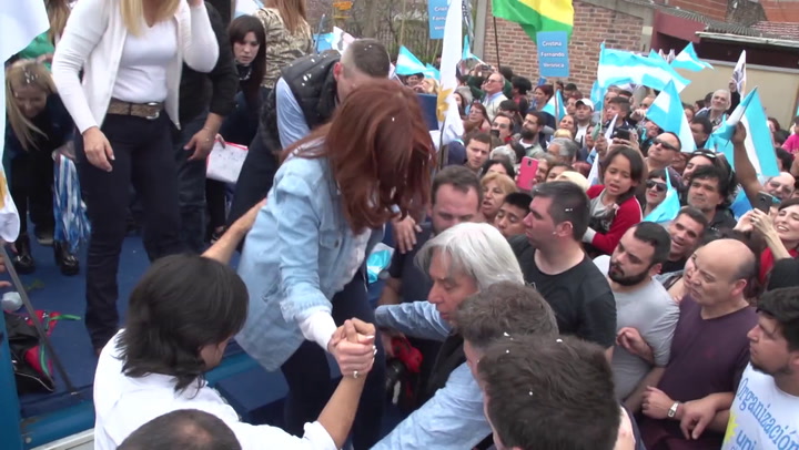 Cristina Kirchner visitó La Matanza en una recorrida con sello peronista