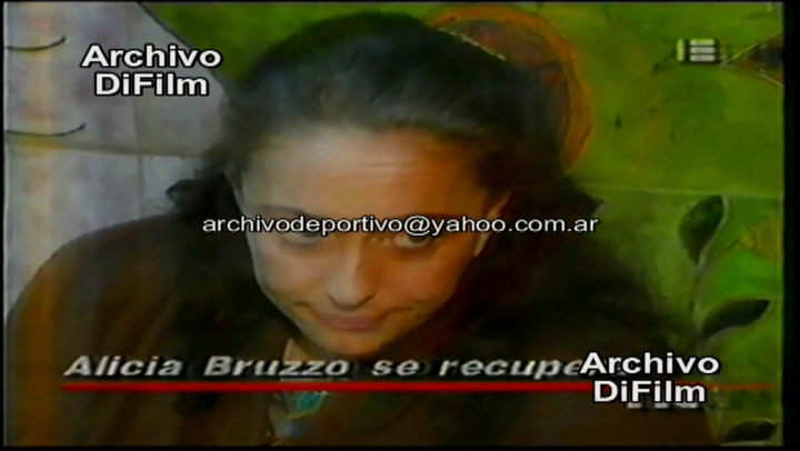 Alicia Bruzzo intoxicada con Propóleo (1992) - Fuente: Archivo DiFilm