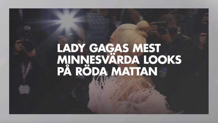 Lady Gagas mest minnesvärda looks på röda mattan