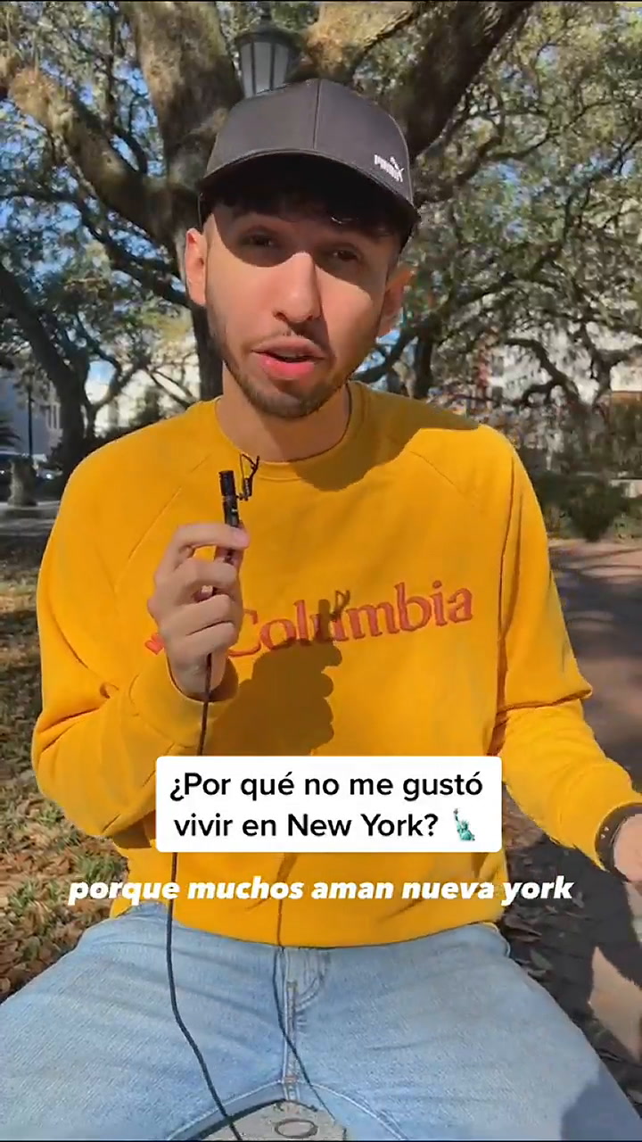 Un joven compartió en TikTok qué cosas no le gustaron de vivir en Nueva York